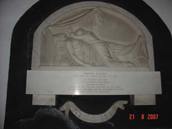 Benyon memorial Stetchworth Church, Cambridgeshire