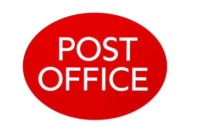 by post