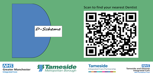 A qr code and a blue globeDescription automatically generated