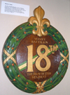 Eighteenth battalion wooden carving