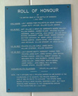 Photograph of St Michaels Church plaque New Zealand