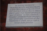 Photograph of Merriman stone tablet