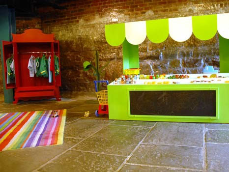 Nuts and Bolts play area at Portland Basin Museum