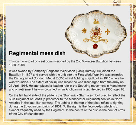 Regimental mess dish