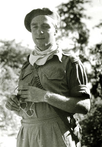 Major Rex King-Clark in Burma 1944
