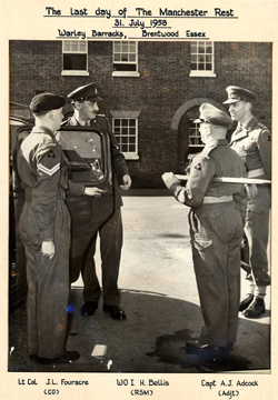  Last day of the Manchester Regiment (31 July 1958)