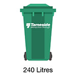 Trade Waste Bin 240L