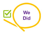 We Did